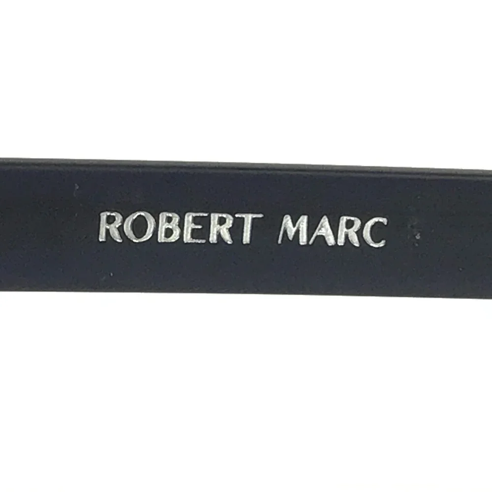 Robert Marc Sunglasses 905-272M Black Blue Square Frames with Blue Lenses